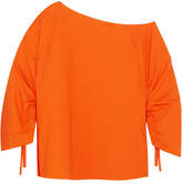 Thumbnail for your product : Tibi One-shoulder Cotton-poplin Top