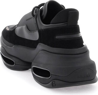 スニーカー Balmain AM1VJ307TRDM B BOLD LOW-RUBBERIZED Sneakers Balmain B-Bold Low-Top Black Blue Men's - YM1VI277LSOWEGG - US