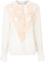 Thumbnail for your product : Chloé Lace Detailed Sheer Blouse