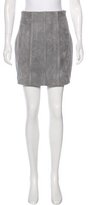 Thumbnail for your product : Balmain Suede Mini Skirt
