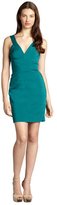 Thumbnail for your product : Vera Wang turquoise stretch ponte structured v-neck sleeveless dress
