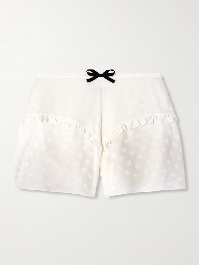 Lyocell Shorts River Island White Denim Shorts River Island