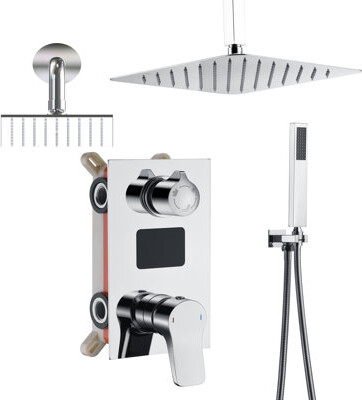 Wonderland America 3 Way Thermostatic Shower Faucet with Rough-in Valve