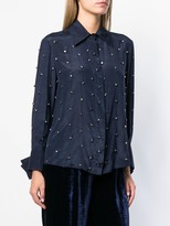 Thumbnail for your product : Erika Cavallini Embellished Fitted Blouse