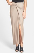 Thumbnail for your product : Nikki Rich 'Zinc' Twist Front Maxi Skirt