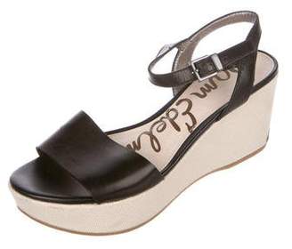 Sam Edelman Leather Ankle-Strap Sandals