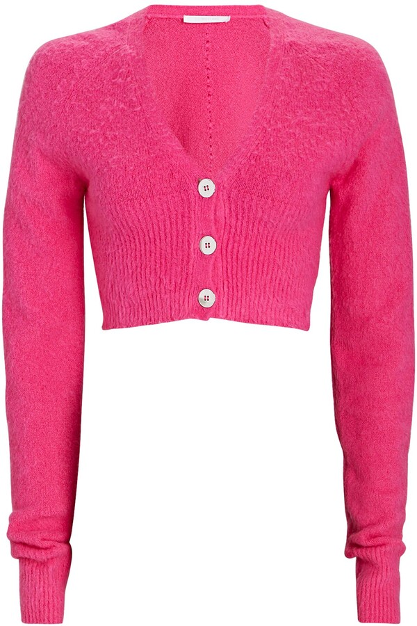 Pink Crop Sweater | Shop the world's largest collection of fashion 