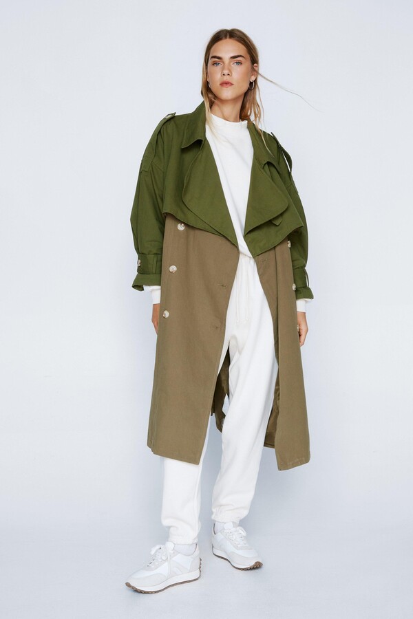 oversized trench coat