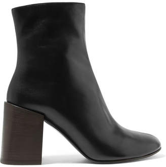 Acne Studios Saul Leather Ankle Boots - Black