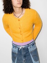 Thumbnail for your product : Frankie's Bikinis Cherie fuzzy cardigan