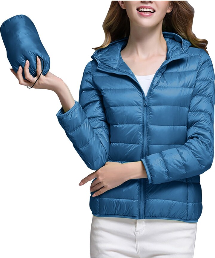 Dyhxuan Steppjacke Damen - Leichte Daunenjacke Mit Stehkragen