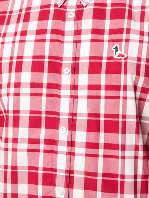 MAISON KITSUNÉ plaid button-down shirt