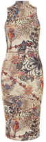 Thumbnail for your product : Dorothy Perkins Beige jewellery printed dress