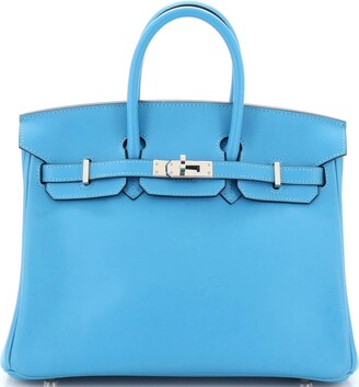 Hermes Birkin Handbag Rouge Casaque Swift with Palladium Hardware 25 -  ShopStyle Shoulder Bags