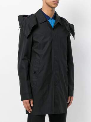 Burberry hooded trench coat