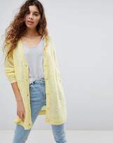 Thumbnail for your product : ASOS DESIGN Cardigan In Fluffy Open Knit