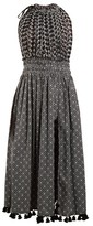 Thumbnail for your product : Altuzarra Vivienne Broderie-anglaise Gathered Dress - Black Print