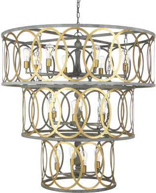 ellahome Palace 26 - Light Unique / Statement Tiered Chandelier