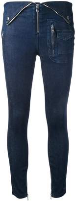 RtA high waisted skinny jeans