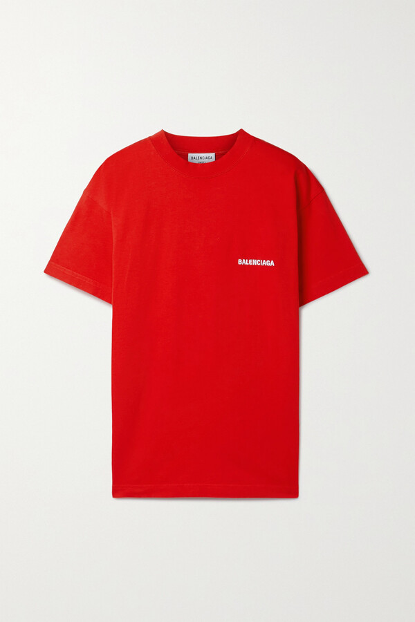 Balenciaga Red Women's T-shirts | Shop the world's largest 