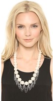 Thumbnail for your product : Adia Kibur Imitation Pearl & Chain Necklace