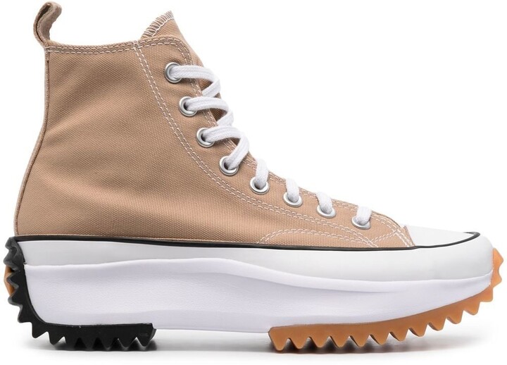 brown platform chucks