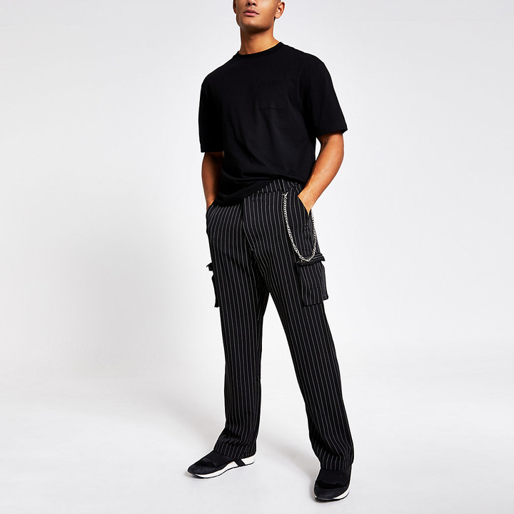 mens pin stripe pants