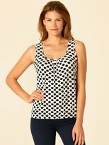 Thumbnail for your product : M&Co Scoop neck printed top