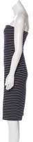 Thumbnail for your product : Michael Kors Striped Belted Dress Navy Striped Belted Dress