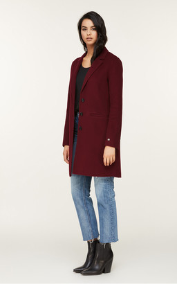 Soia & Kyo EZME straight-fit double-face wool coat