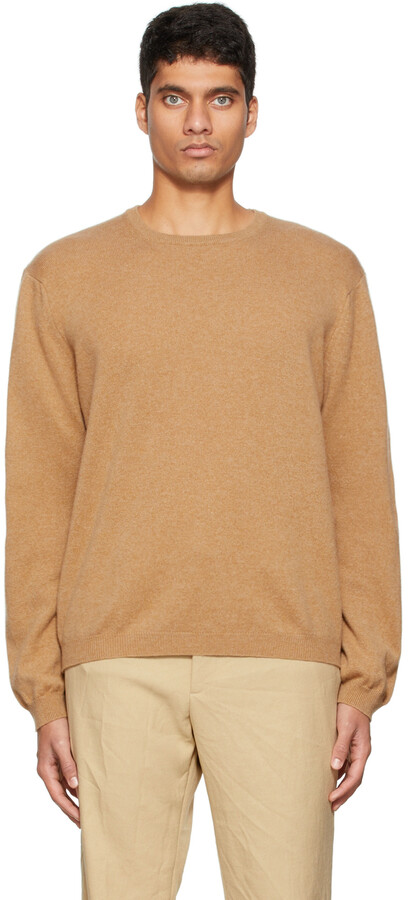 mens tan pullover