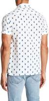 Thumbnail for your product : Scotch & Soda Printed Short Sleeve Linen Regular Fit Shirt