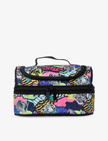 Thumbnail for your product : Smiggle Galaxy wild-print double-decker lunchbox