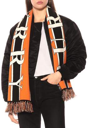 Burberry Logo cashmere scarf