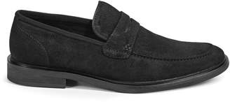 Black Brown 1826 Classic Suede Loafers