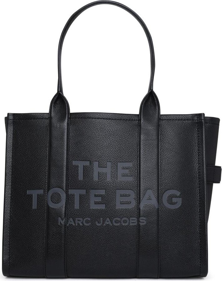 Marc Jacobs Borsa Tote Grande In Pelle Nera - ShopStyle