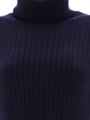 Allude Womens Blue Other Materials Sweater