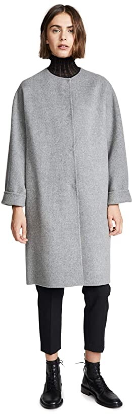 theory grey coat