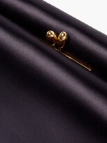 Thumbnail for your product : Jil Sander Chain-strap Padded Satin Clutch - Navy