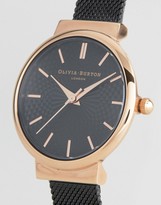 Thumbnail for your product : Olivia Burton Black Hackney Watch