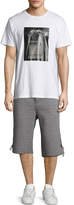 Thumbnail for your product : Public School Mayu Neoprene Sweat Shorts, Gray/Black