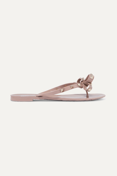 valentino rubber slippers