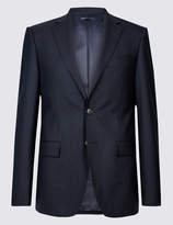 Thumbnail for your product : Marks and Spencer Big & Tall Navy Regular Fit Wool Jacket
