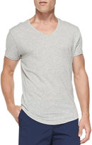 Thumbnail for your product : Orlebar Brown Cotton/Linen V-Neck Tee, Gray
