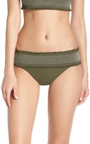 Thumbnail for your product : Chelsea28 Smocked Hipster Bikini Bottoms