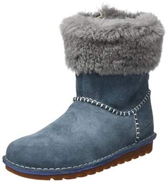 Clarks Girls'' Greeta Ace Jnr Slouch Boots, Grey Suede 1|#Adult UK Girlsuk Child