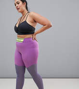 Thumbnail for your product : ASOS 4505 4505 Curve legging with over the knee power mesh