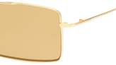 Thumbnail for your product : Cutler And Gross - Square Gold-plated Sunglasses - Mens - Yellow