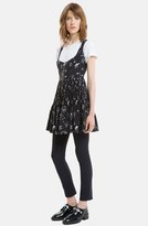 Thumbnail for your product : Sandro 'Rosine' Print Silk Fit & Flare Dress