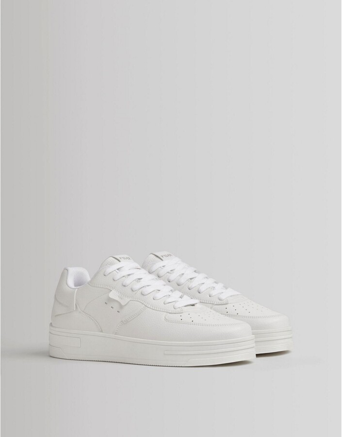 Bershka sneakers in white - ShopStyle